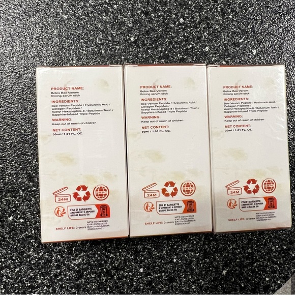 Copy * Pack of 3* Flysmus Botox Bee Venom Firming Serum Stick - 30ML - Picture 4 of 5